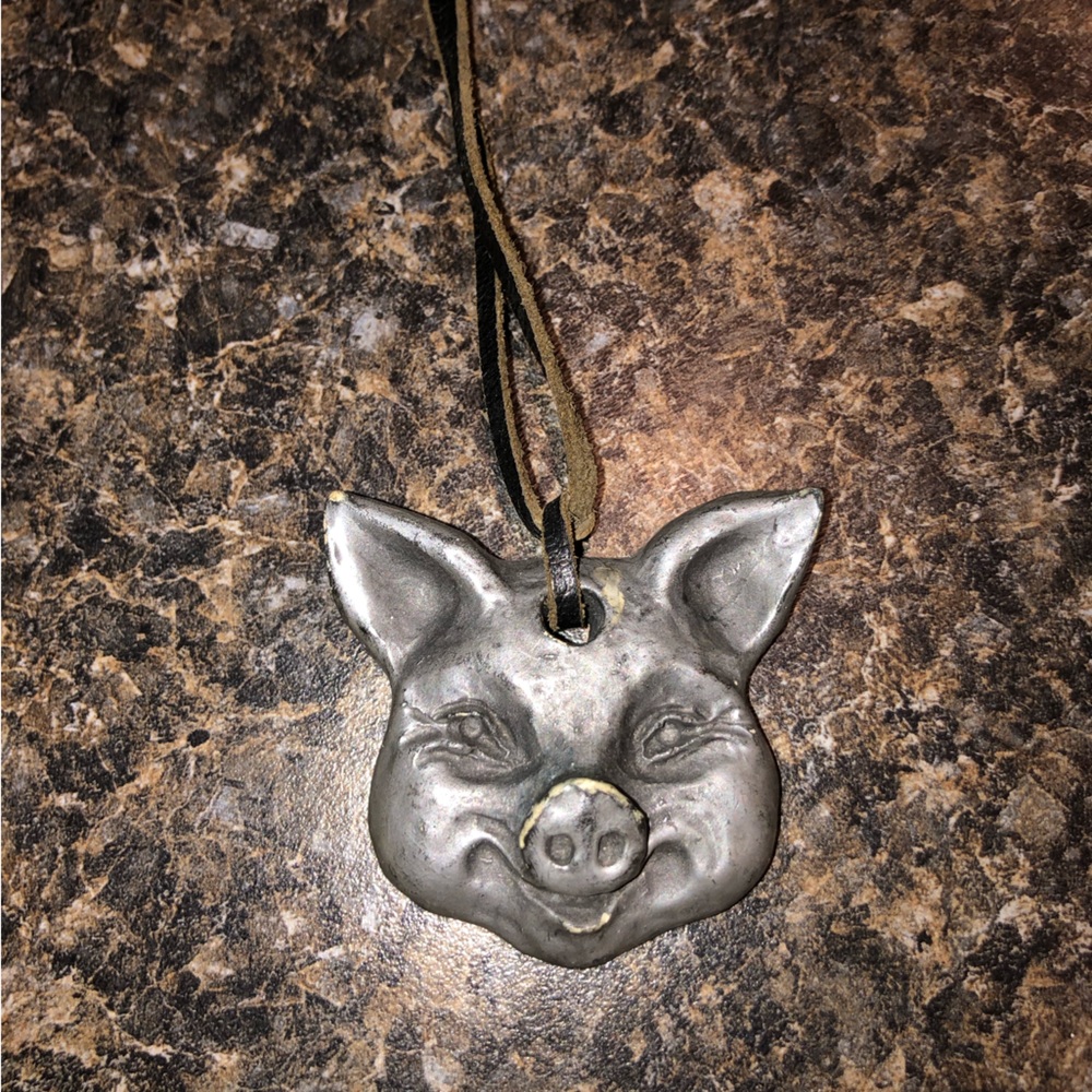 Pig necklace